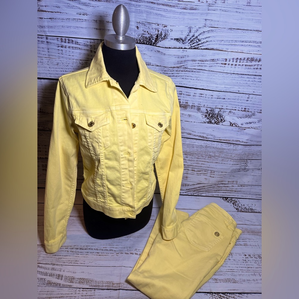 Michael Kors Jean Jacket & Pants Set